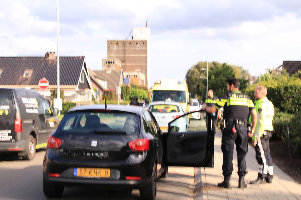 Gewonde bij kop-staart aanrijding