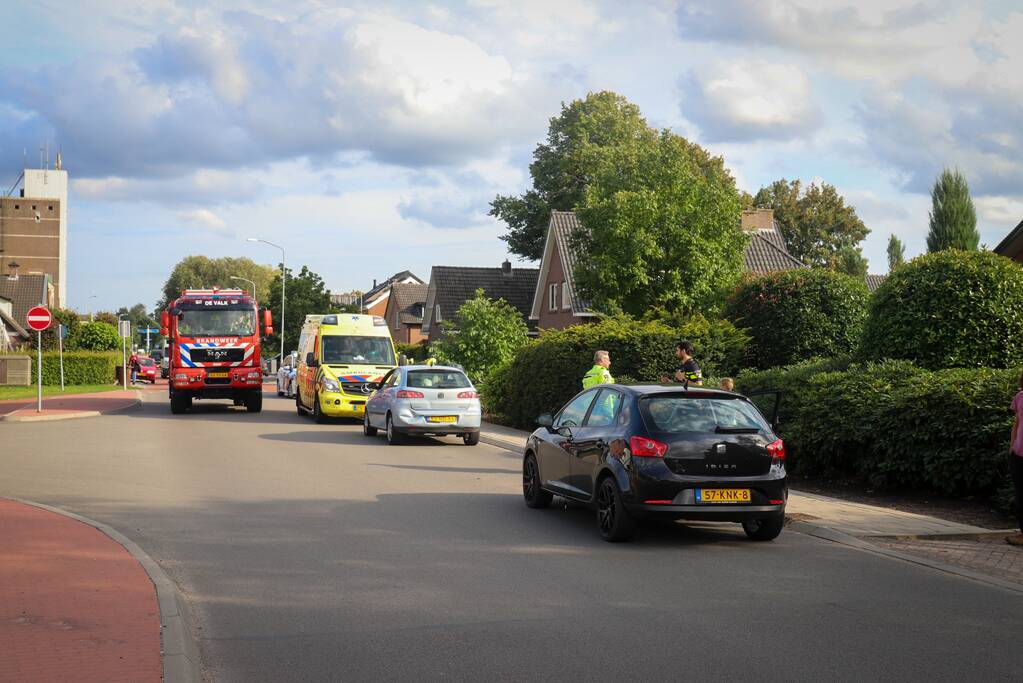 Gewonde bij kop-staart aanrijding