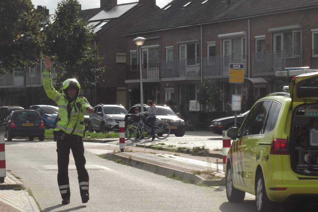 Maaltijdbezorger gaat hard onderuit met fiets