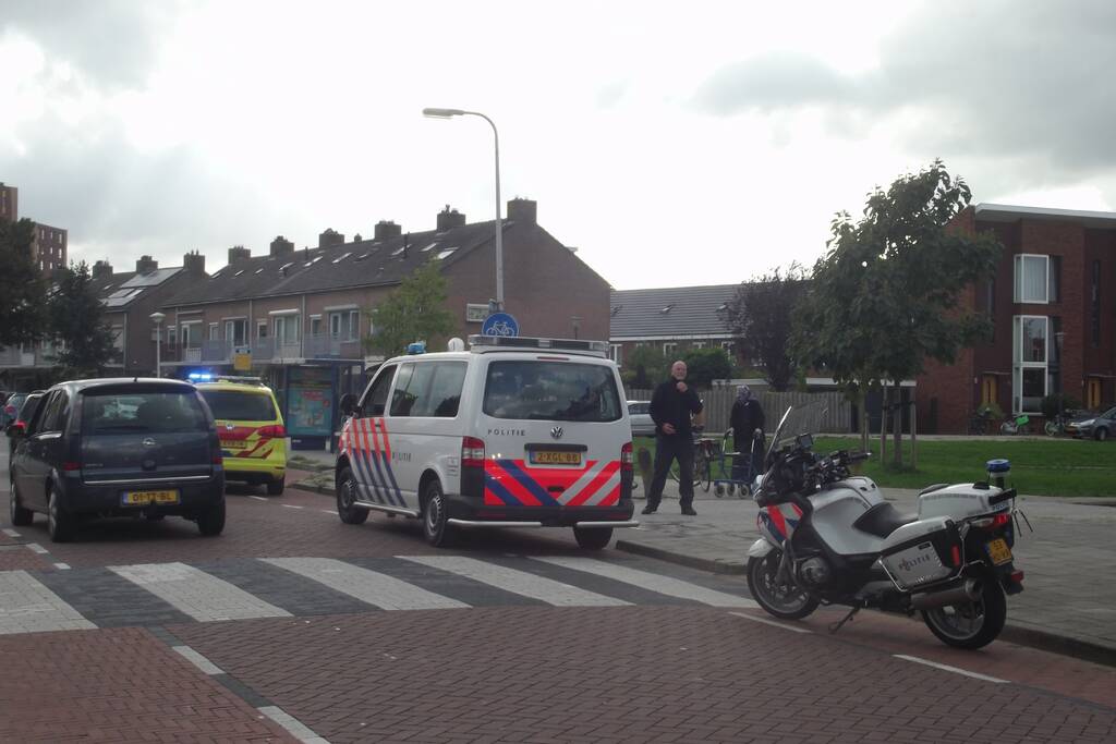Maaltijdbezorger gaat hard onderuit met fiets