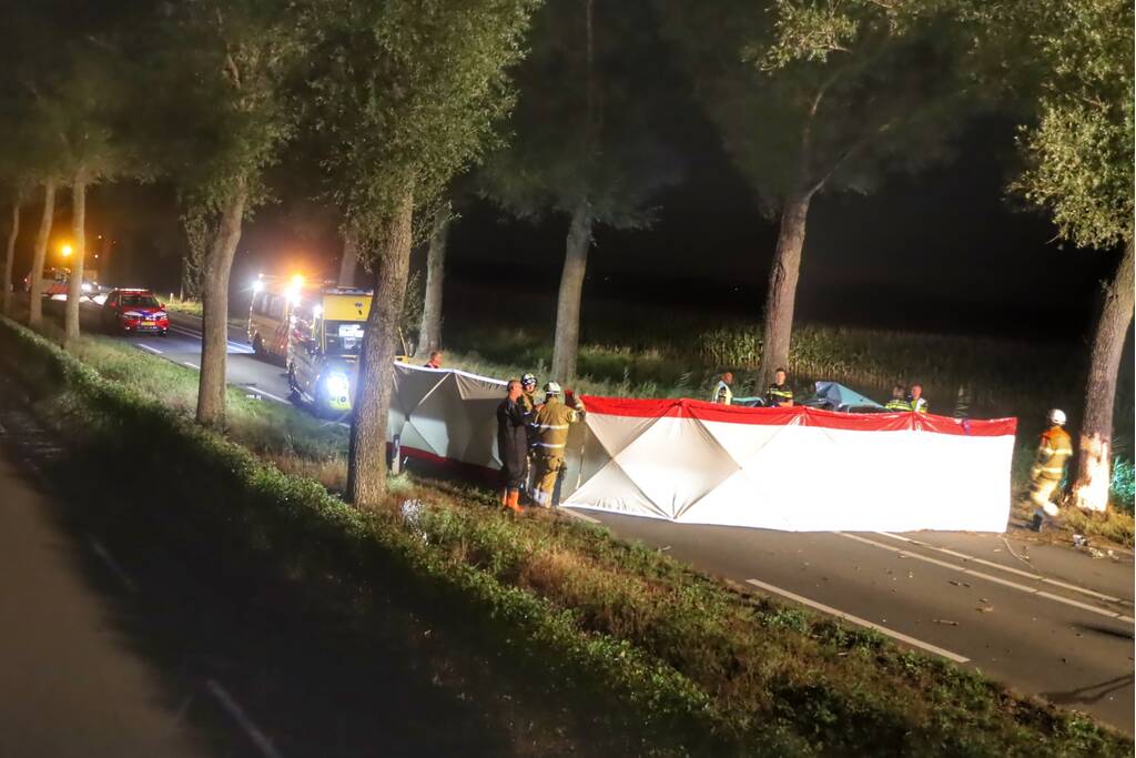 Automobilist overleden na ernstig verkeersongeval