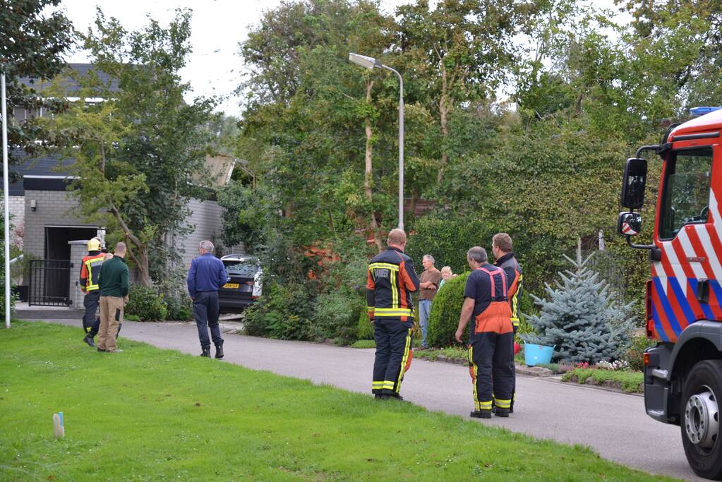 Gaslucht waargenomen bij woning