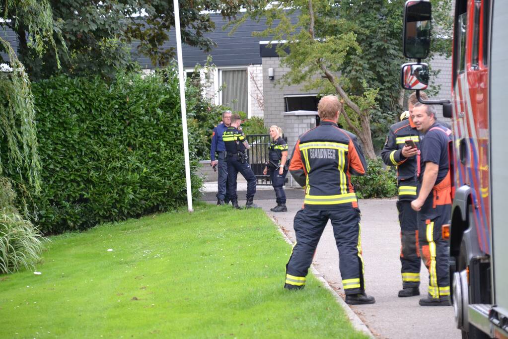 Gaslucht waargenomen bij woning