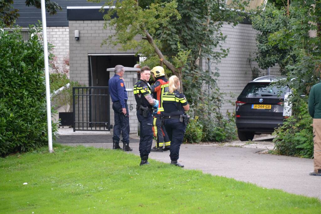 Gaslucht waargenomen bij woning