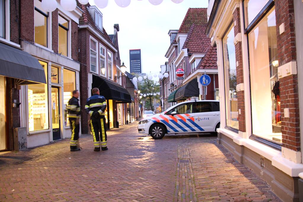 Persoon aangehouden bij incident in binnenstad