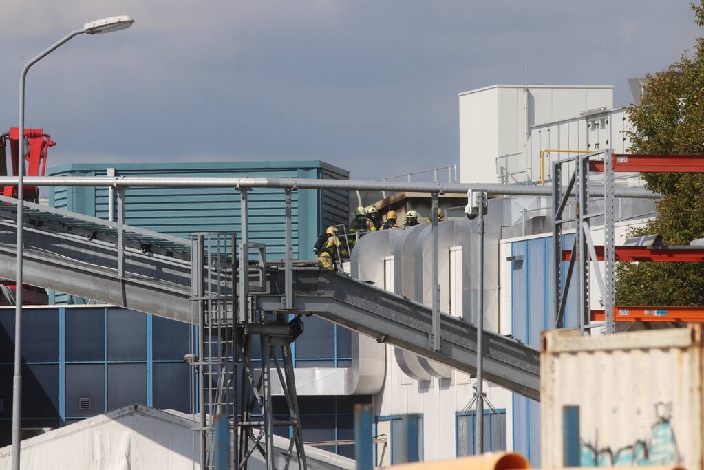Brand in machinekamer van kalverslachterij Ekro