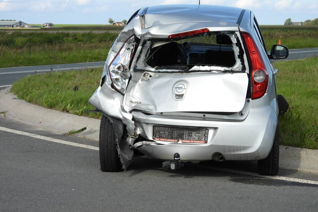 Forse schade na kop-staart botsing