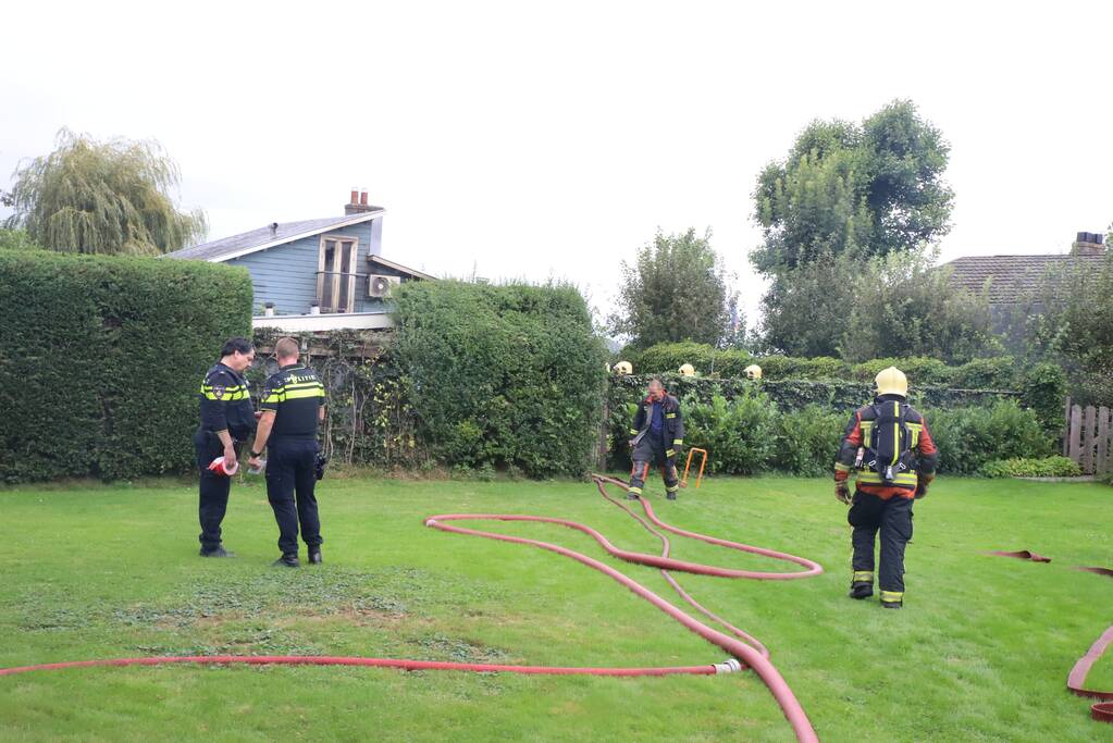 Veel rook bij brand in vrijstaande woning