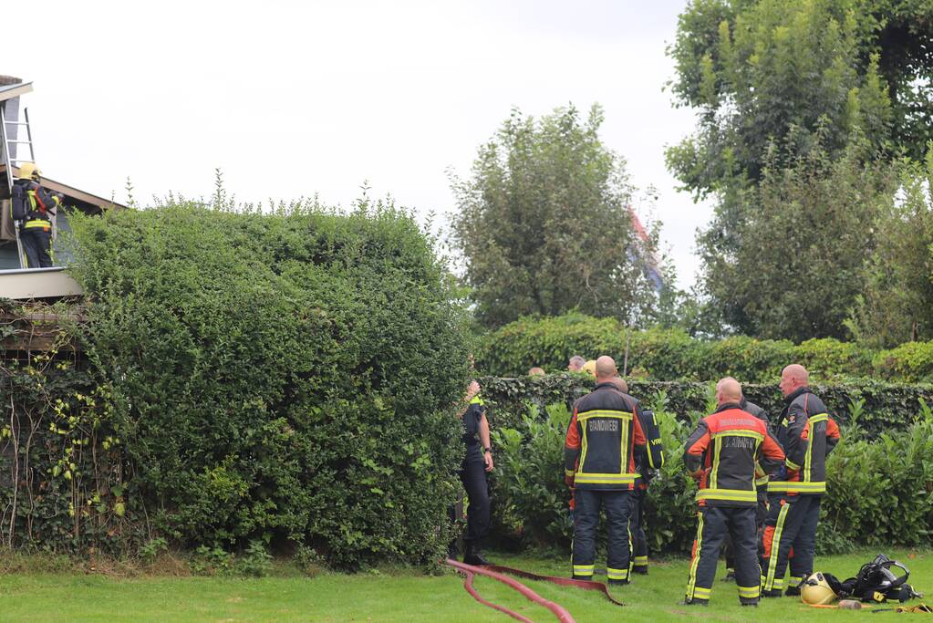 Veel rook bij brand in vrijstaande woning