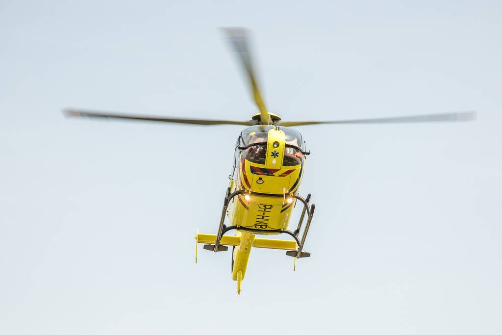Traumahelikopter ingezet voor ongeval