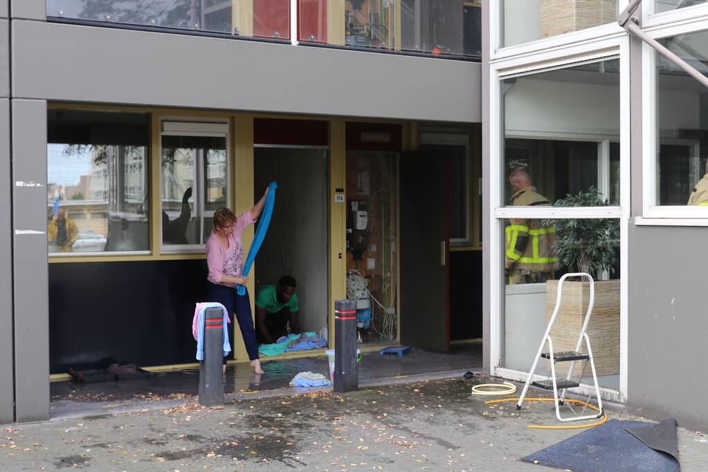 Woningen flat lopen waterschade op