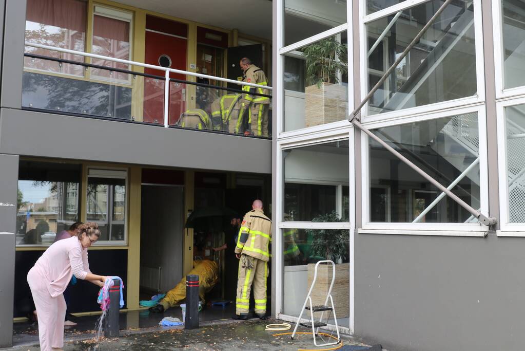Woningen flat lopen waterschade op