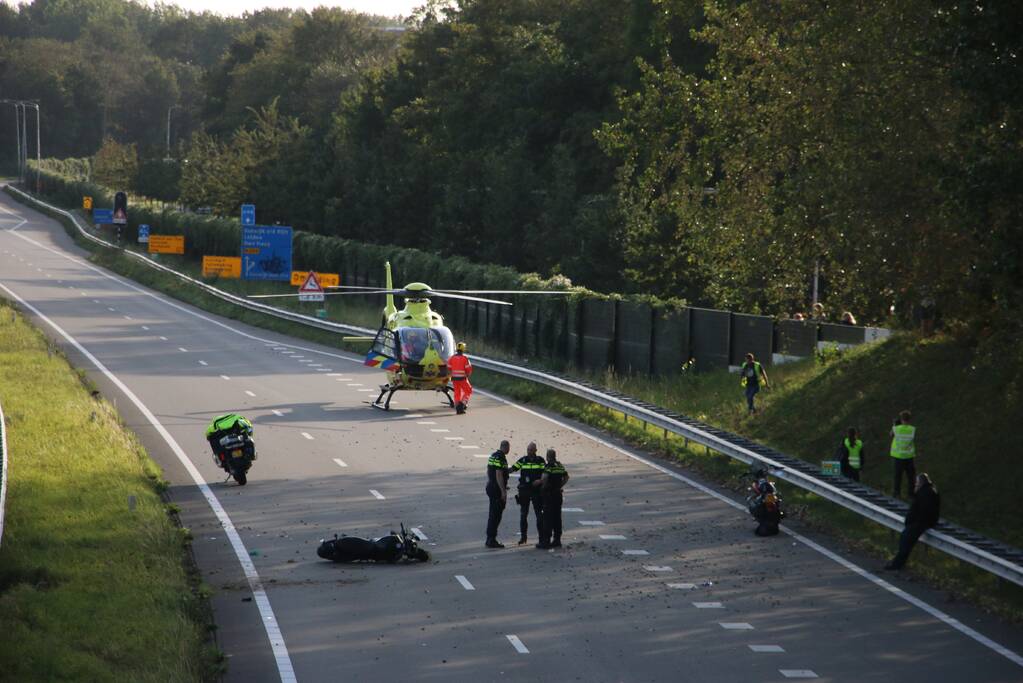 Motorrijder zwaargewond na ongeval