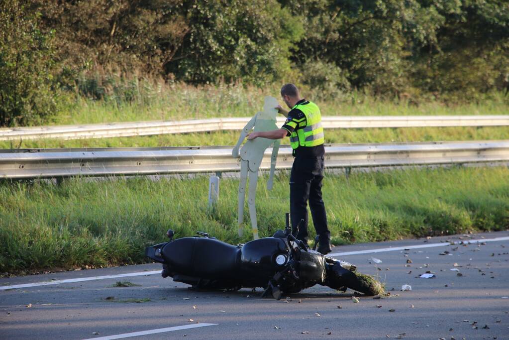 Motorrijder zwaargewond na ongeval