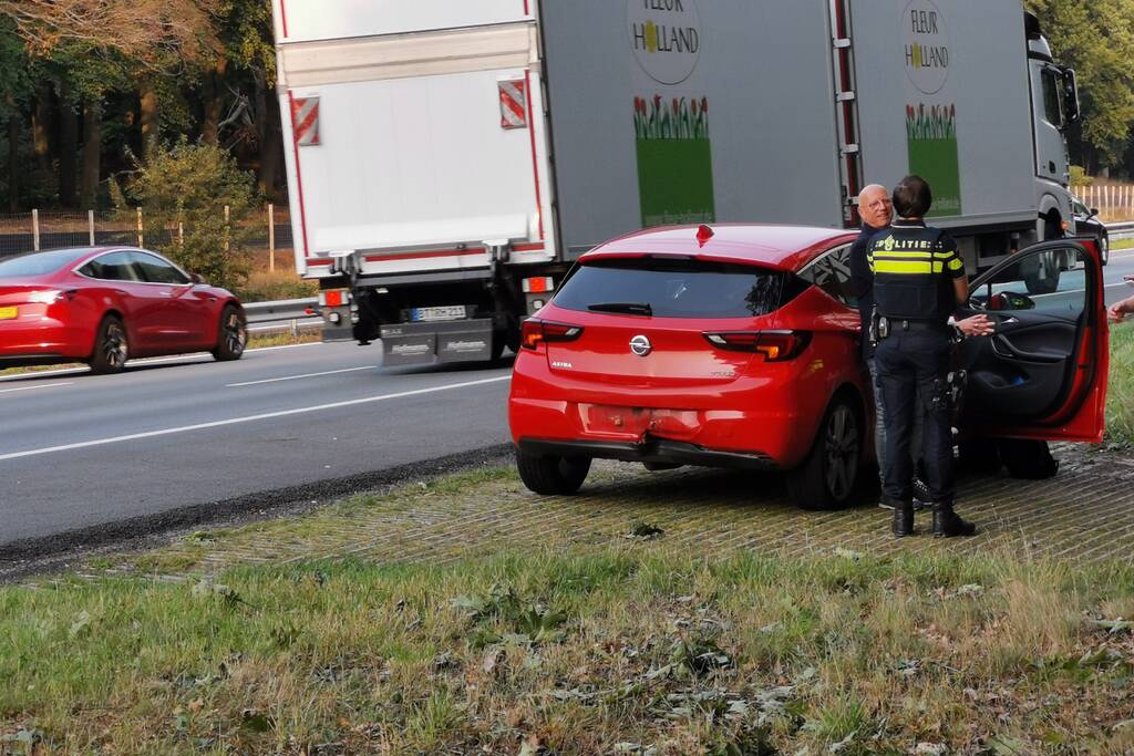 Schade na kop-staart botsing