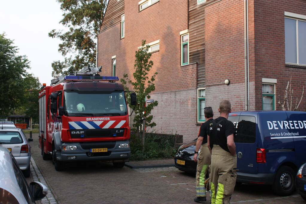 Onderzoek naar gaslucht in flat