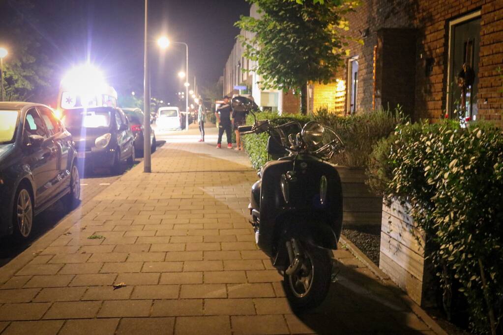 Scooterrijder gewond na val