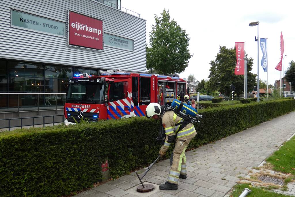 Autobrand in parkeergarage