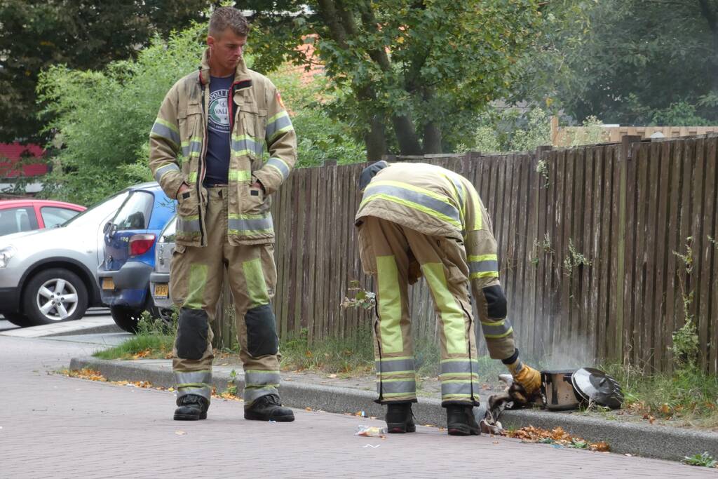 Woning vol rook na vlam in de pan