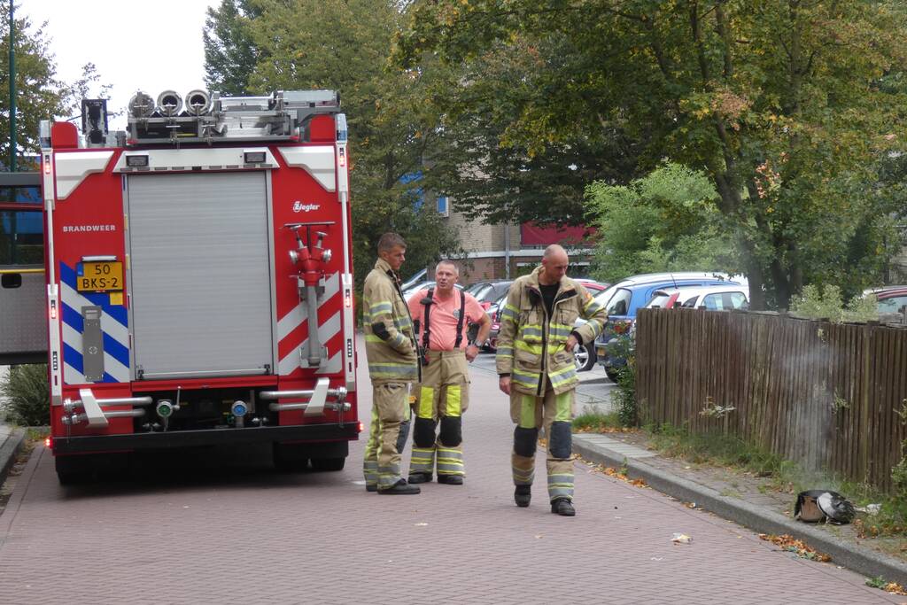 Woning vol rook na vlam in de pan
