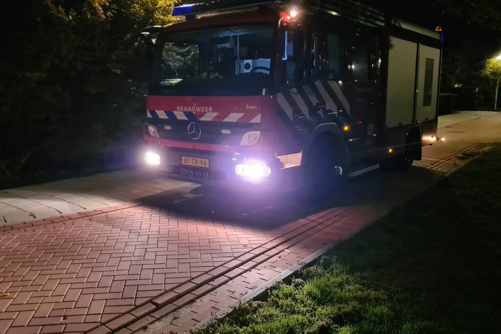 Onderzoek naar brandlucht in woning