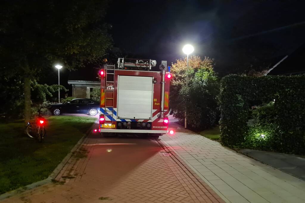 Onderzoek naar brandlucht in woning