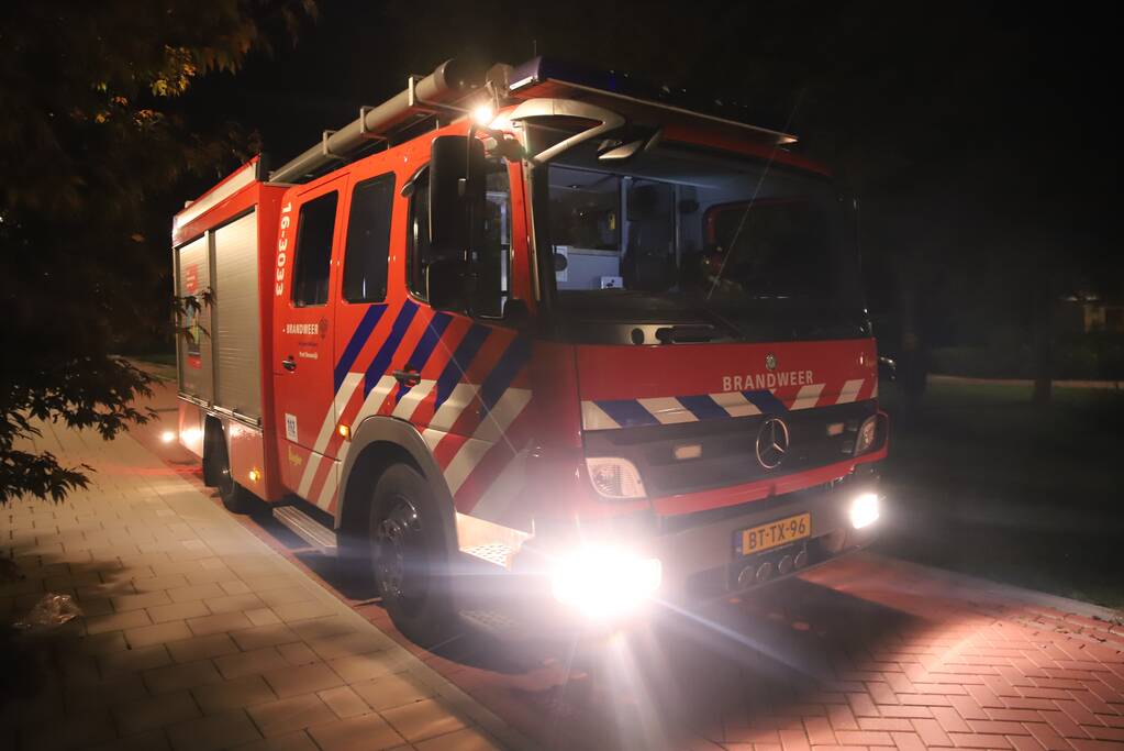 Onderzoek naar brandlucht in woning