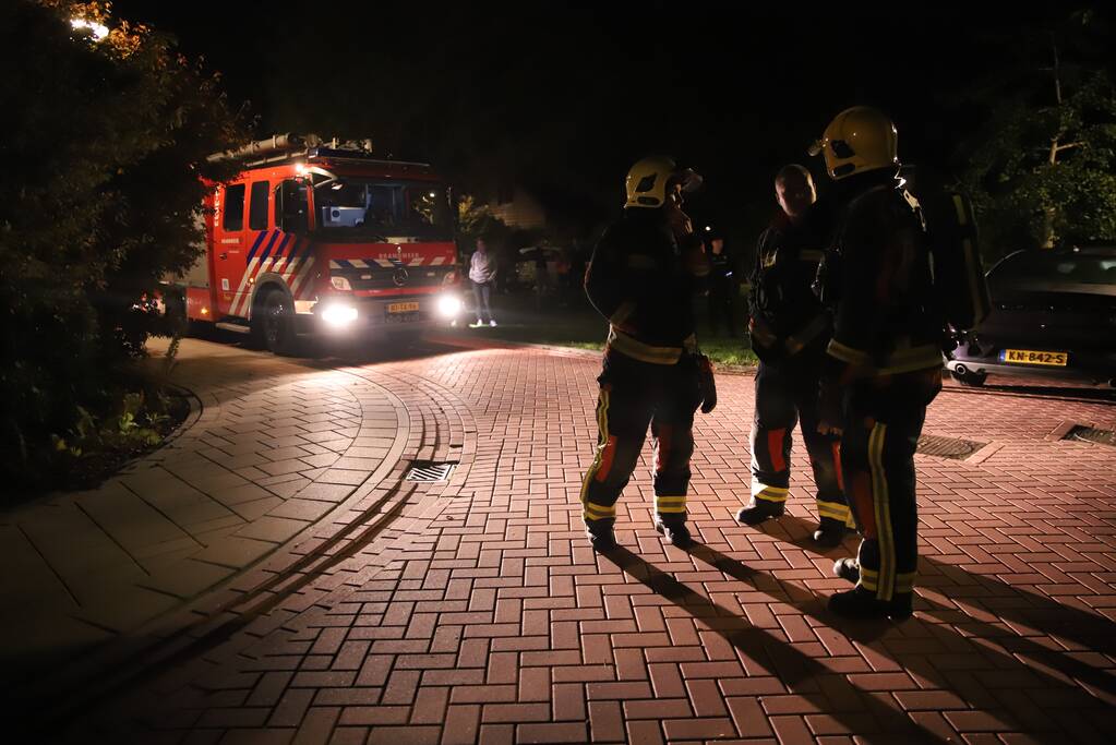 Onderzoek naar brandlucht in woning