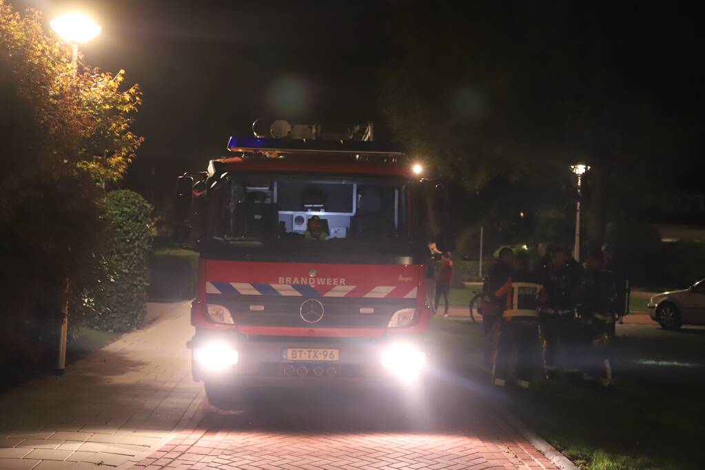 Onderzoek naar brandlucht in woning