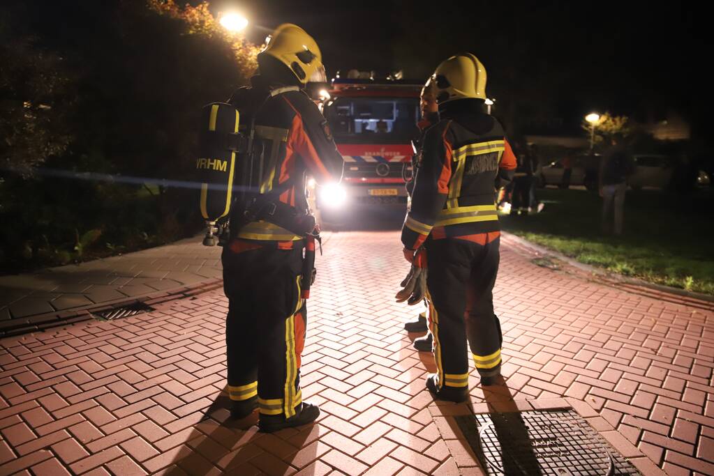 Onderzoek naar brandlucht in woning