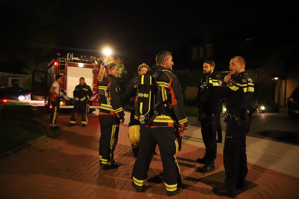 Onderzoek naar brandlucht in woning
