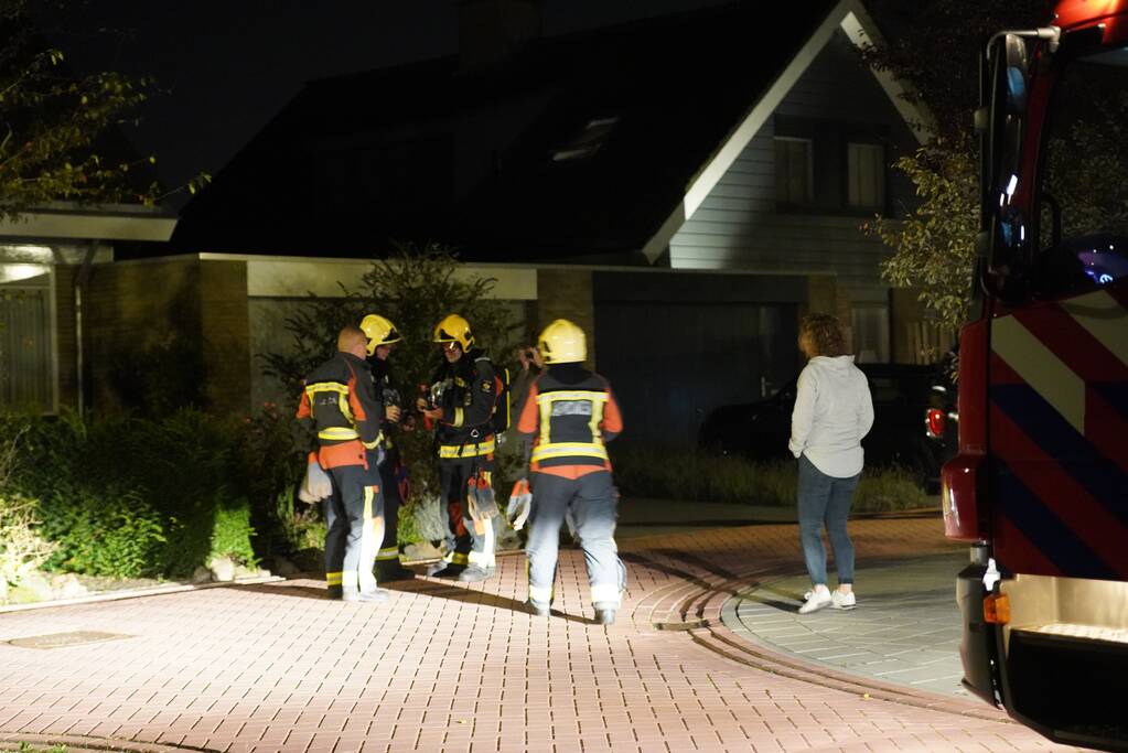 Onderzoek naar brandlucht in woning