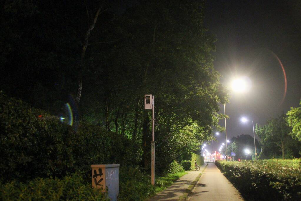 Flitspaal opgeblazen met zwaar illegaal vuurwerk