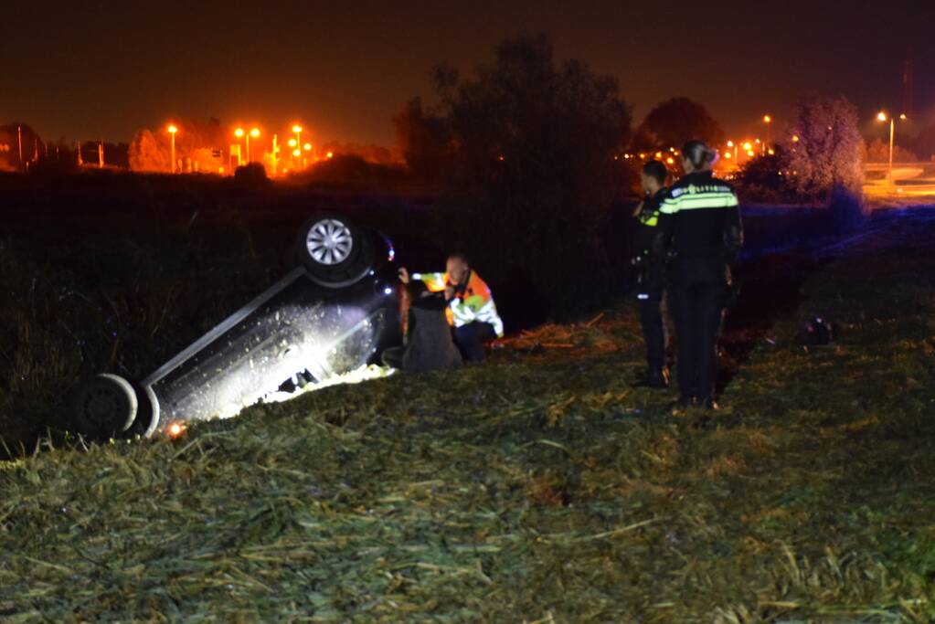 Persoon gewond op parkeerplaats
