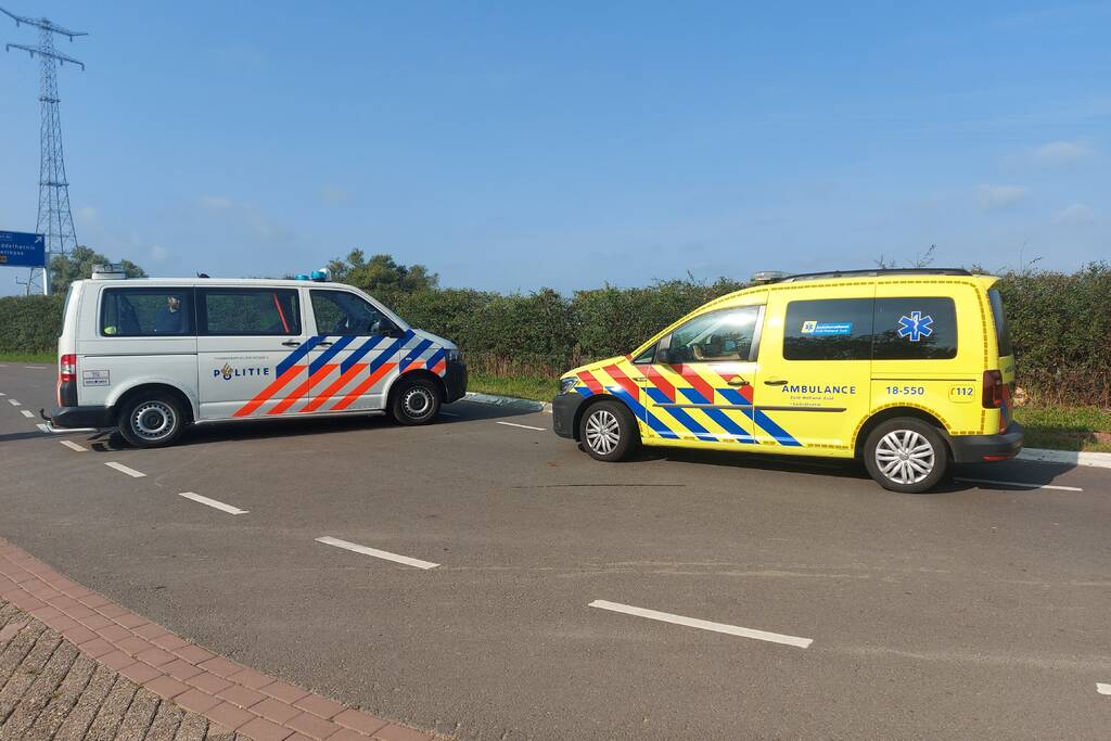 Weg volledig afgesloten na ernstig ongeval