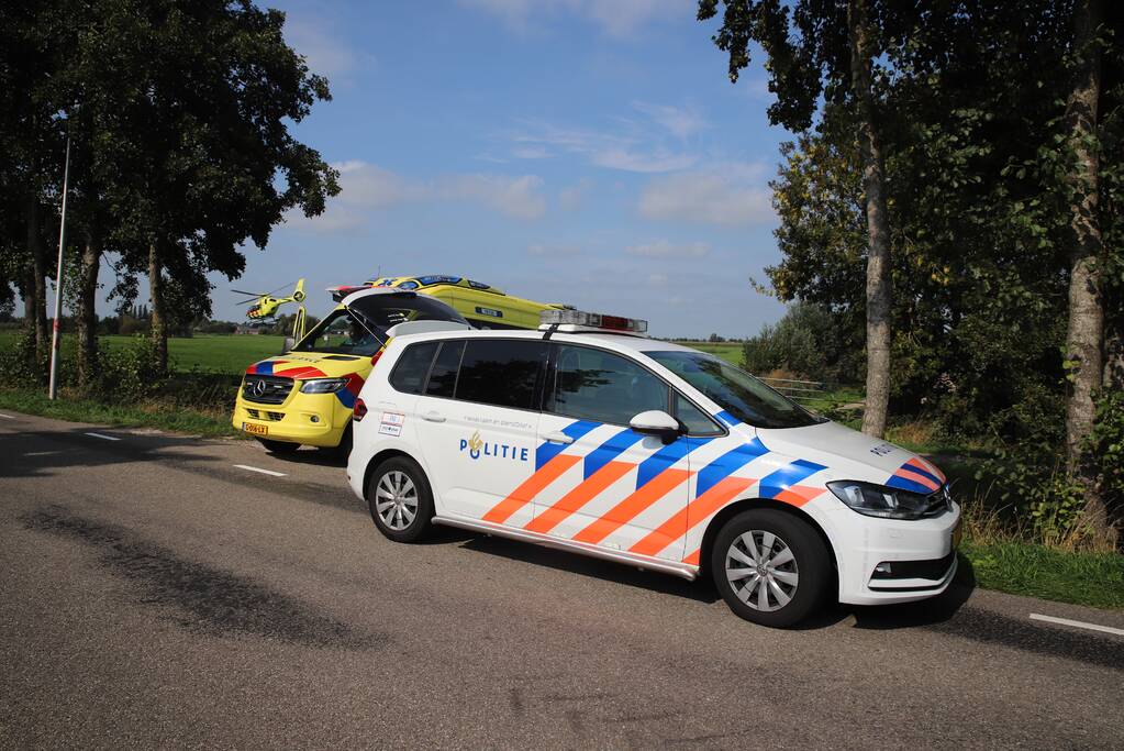 Wielrennen ernstig gewond na valpartij