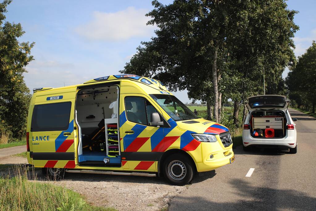 Wielrennen ernstig gewond na valpartij