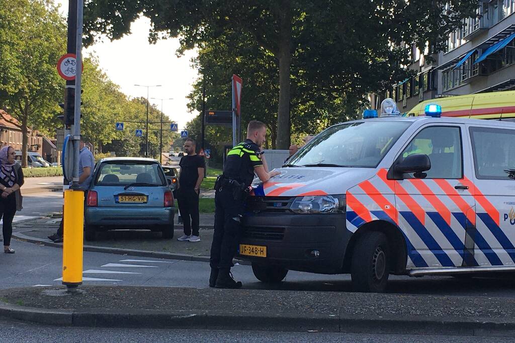 Flinke schade na botsing op kruising