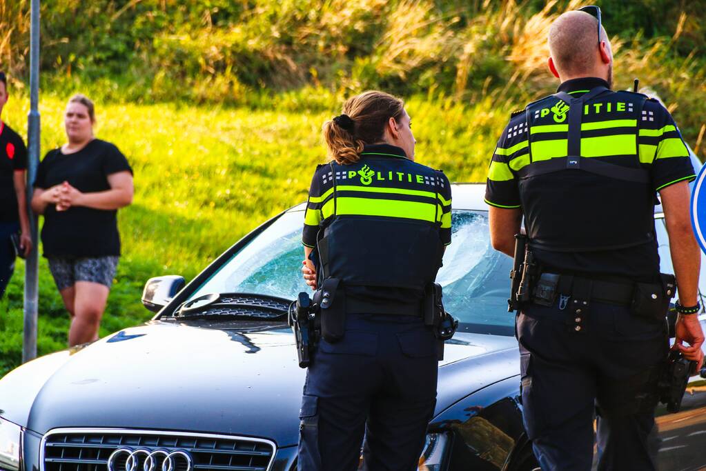 Fietser gewond bij aanrijding met een personenauto