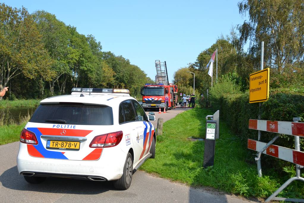 Tuinhuis volledig uitgebrand