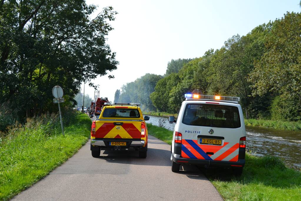Tuinhuis volledig uitgebrand