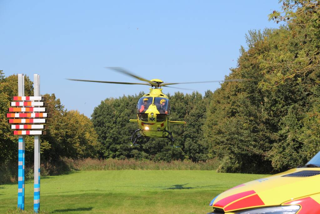 Traumahelikopter ingezet voor incident
