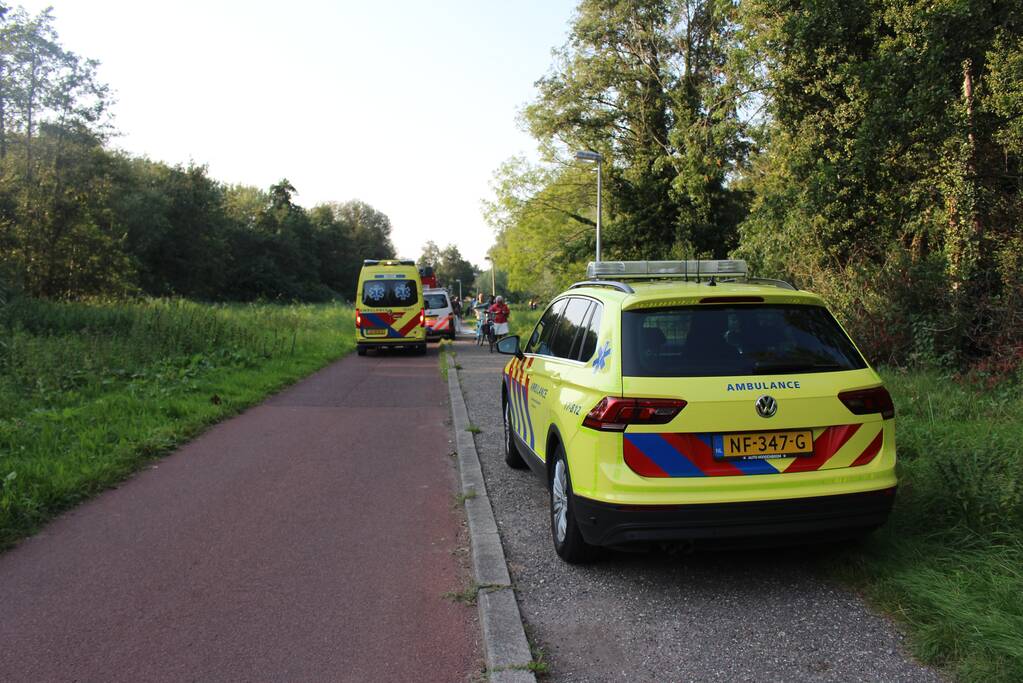 Zoekactie in sloot na aantreffen van kinderfiets