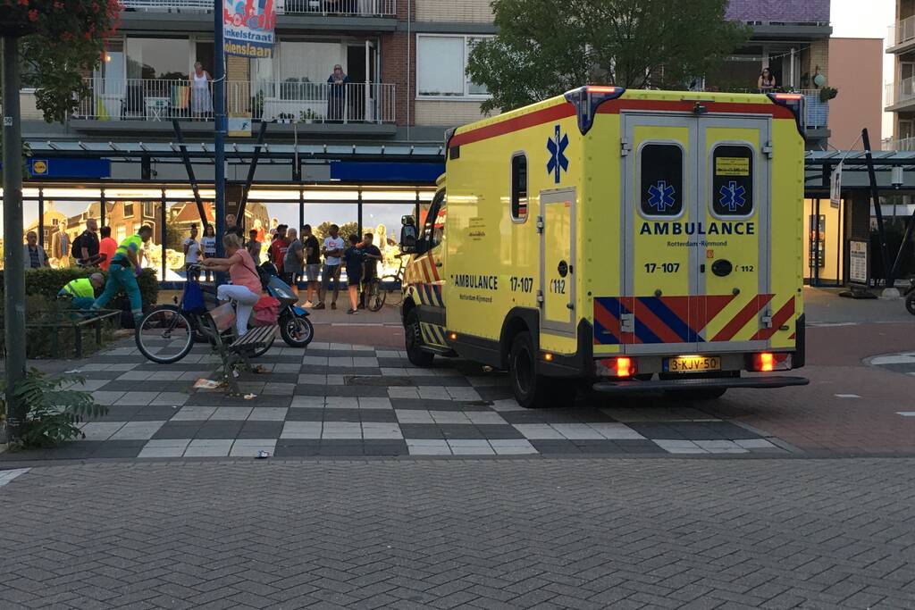Persoon gewond na ongeval met scooter