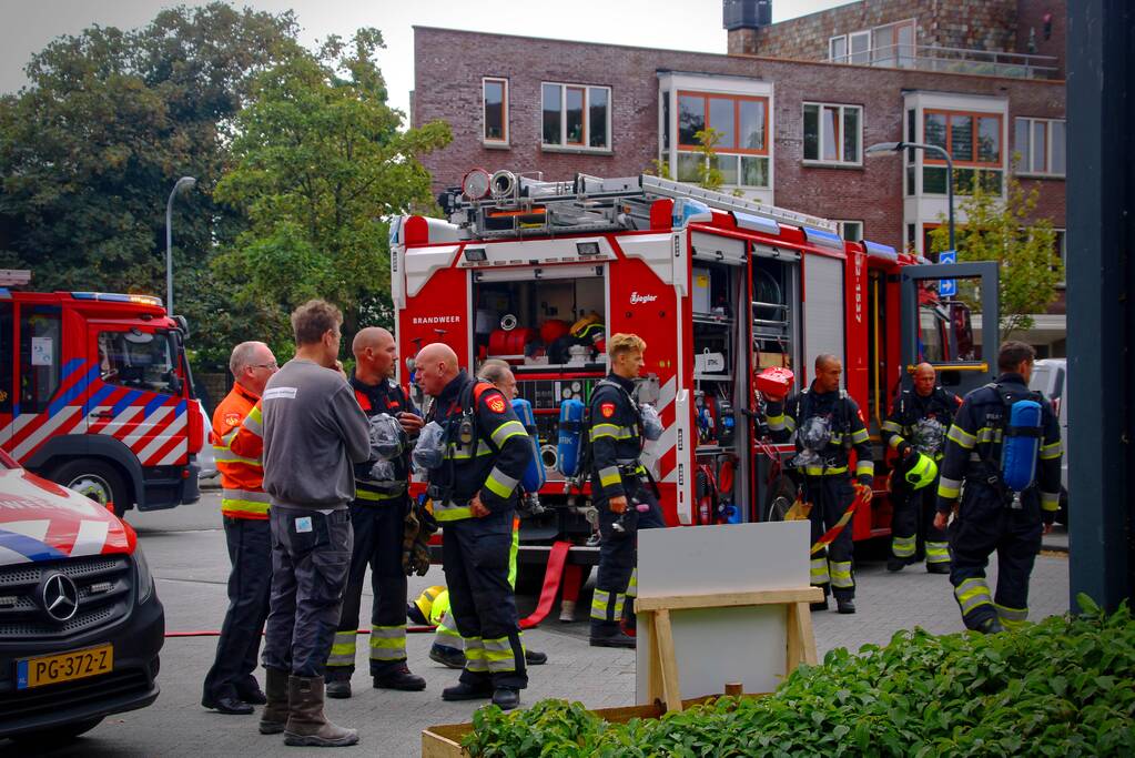 Gaslekkage in parkeergarage Marsmanplein