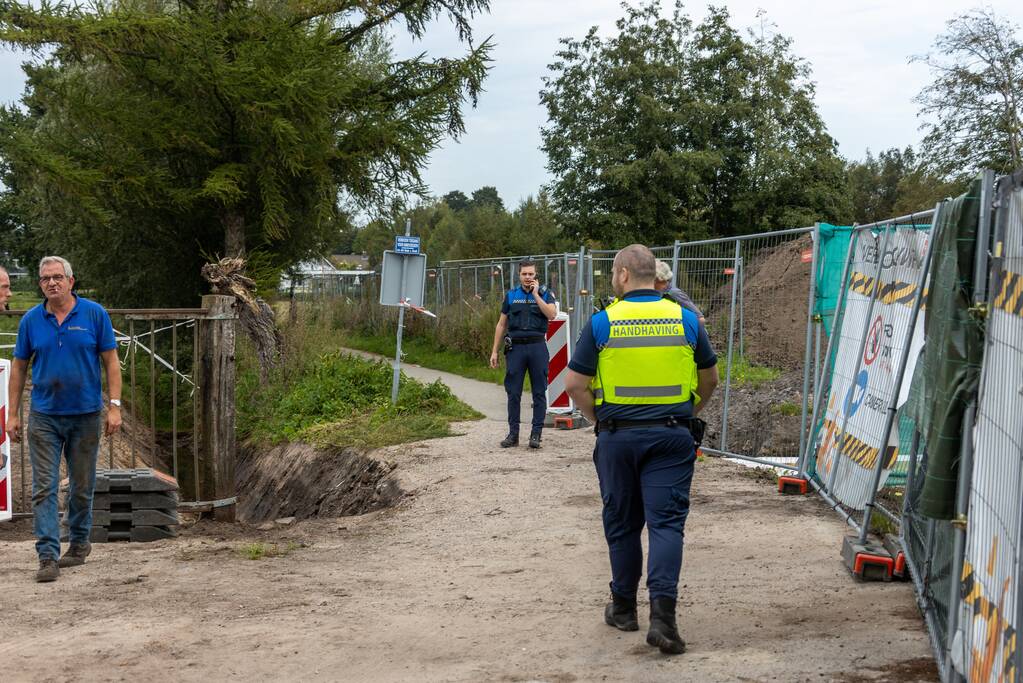 Gemeente treedt handhavend op tegen afsluiten fietspad
