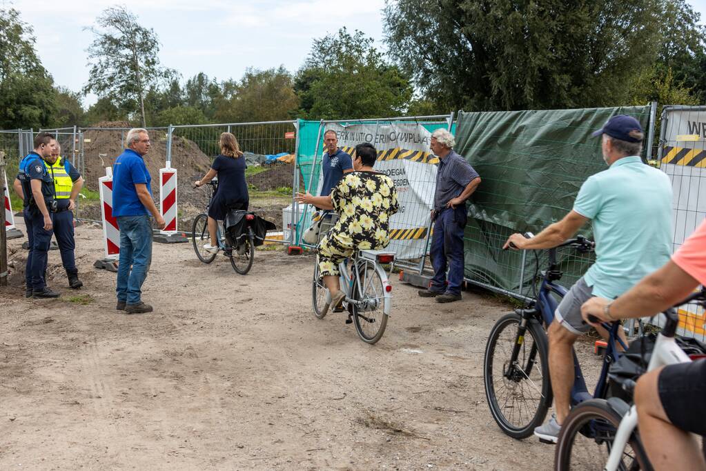 Gemeente treedt handhavend op tegen afsluiten fietspad
