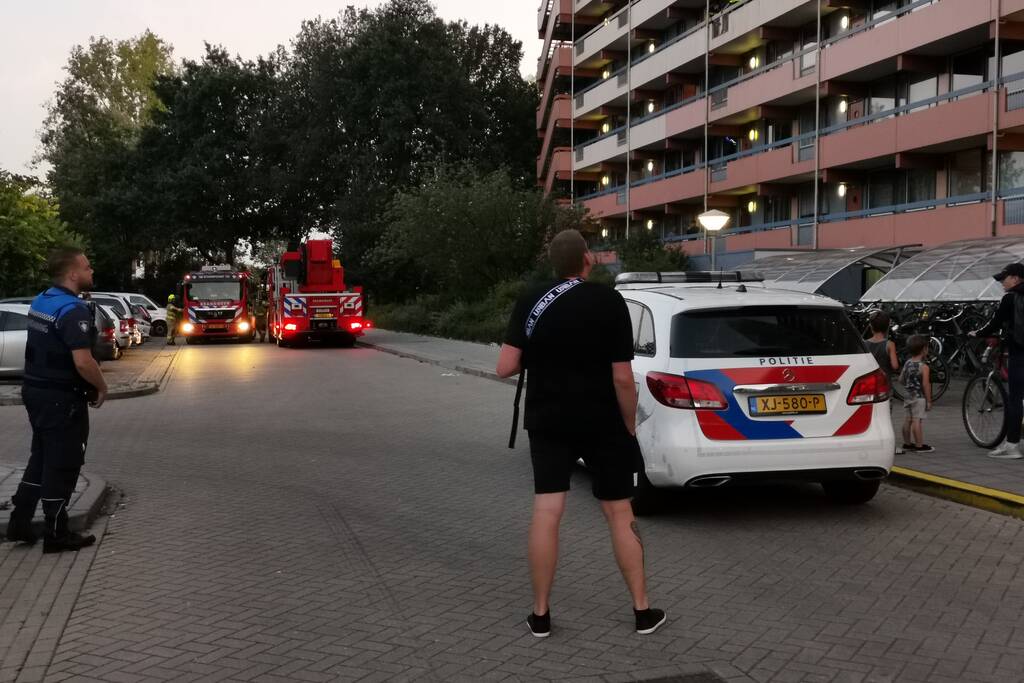 Flinke rookontwikkeling bij flatwoning