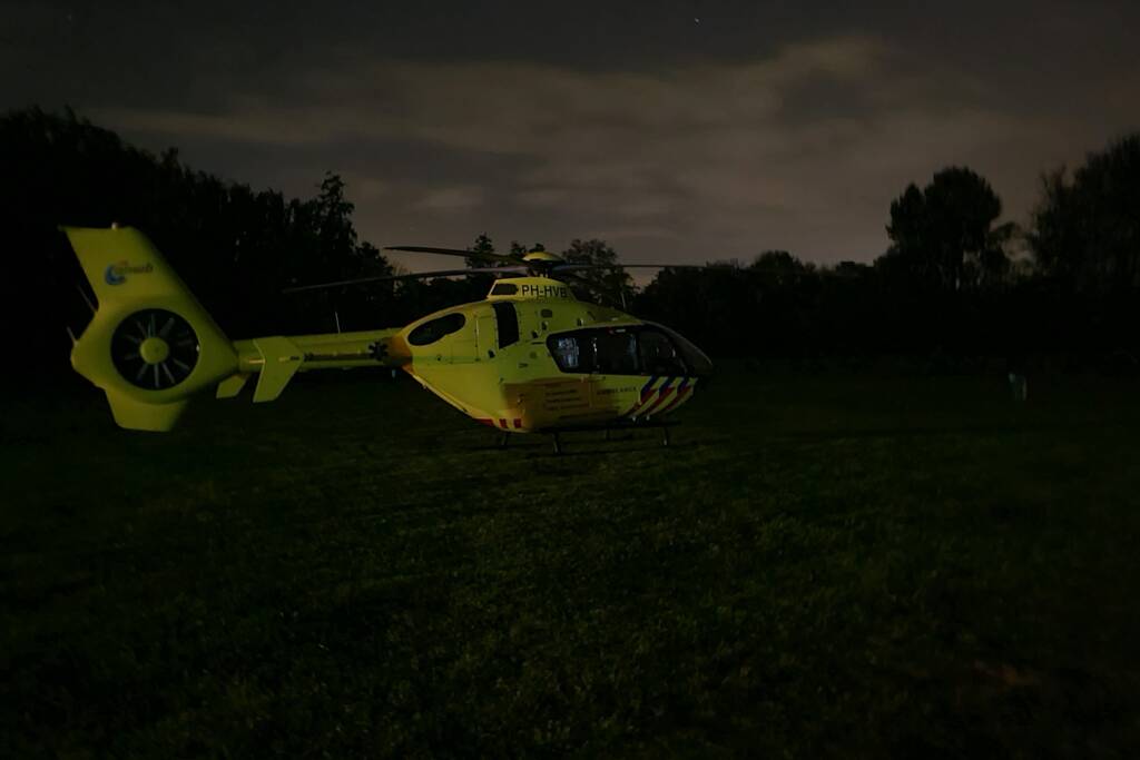 Massale inzet naar mogelijk persoon te water