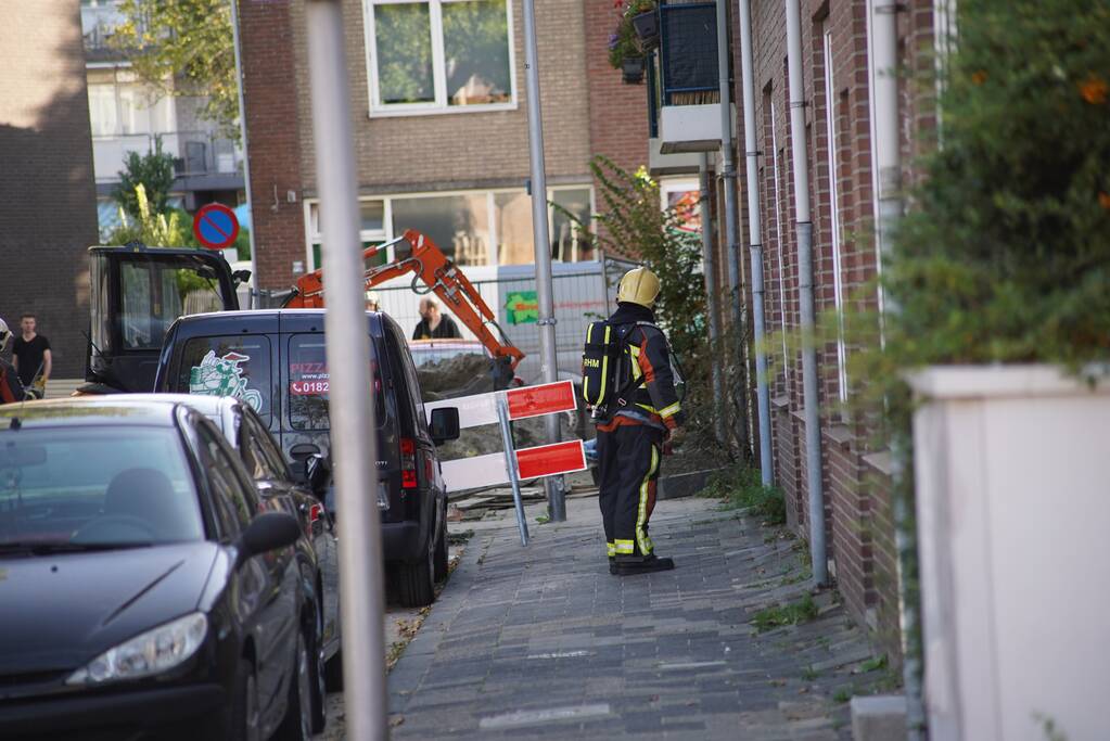 Woningen ontruimd na kapot getrokken gasleiding